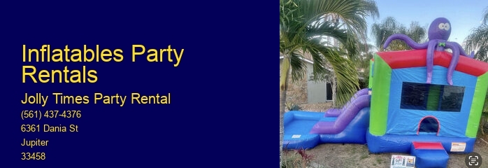 Party Inflatables Rentals Near Me