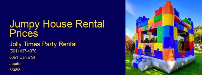 Party Rentals Jump House