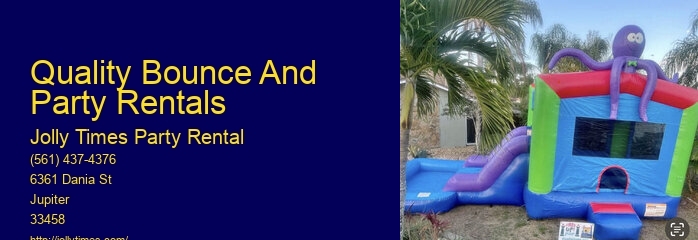 Bounce House And Party Rentals Near Me