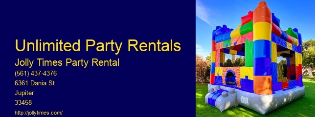 Party Time Rentals Reviews